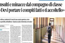 Bullizzato a scuola dai compagni islamici:“Non stringo le mani a un cristiano, io sono musulmano”