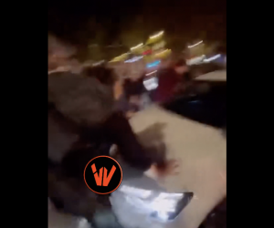 Teppisti Pro-Pal lo circondano: automobilista sfonda il blocco illegale – VIDEO