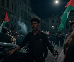 Pro-Pal e Maranza attaccano viaggiatori e automobilisti: auto distrutte a Trieste – VIDEO