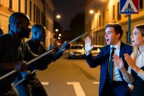 Branco africani assalta festa di laurea: 25 universitari italiani massacrati a sprangate