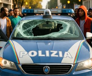 Clandestini sfasciano volante e picchiano poliziotti: sanno di essere impuniti