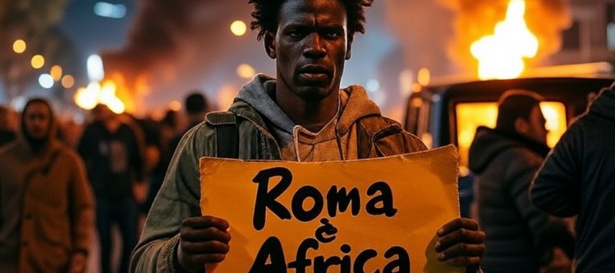 Roma, guerriglia africana da stamattina: dov’è Piantedosi? – VIDEO