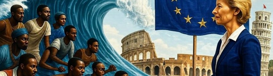 Svelato il Piano di Von der Leyen per sommergere l’Italia di Africani