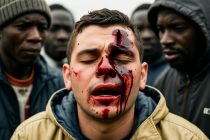 Italiano massacrato a cinghiate da clandestino a Parma