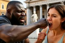 Presa a pugni da africano mentre passeggia a Roma