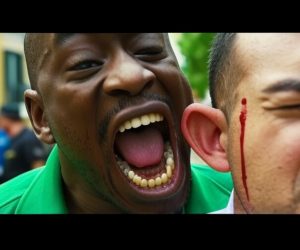 Africano si accanisce su passante: gli strappa l’orecchio a morsi