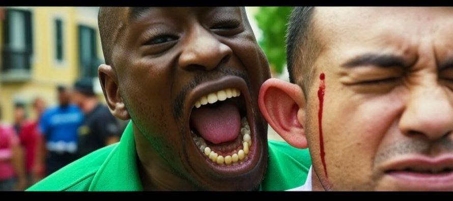 Africano si accanisce su passante: gli strappa l’orecchio a morsi