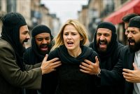 Picchiata da ronda sharia perché non indossa il velo a Milano