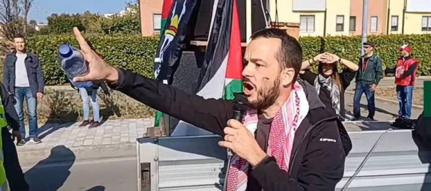 “Blocchiamo la Tangenziale”: così il segretario barbuto della CGIL ha guidato i Pro-Pal – VIDEO