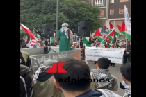 Islamici inneggiano all’estremista islamico pro-Hamas a Milano – VIDEO
