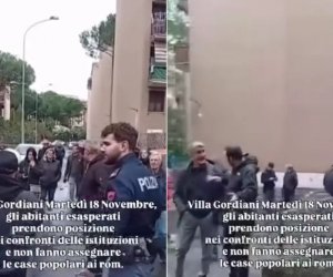 Popolazione in rivolta impedisce assegnazione casa popolare ai rom: «Via dai nostri quartieri!»