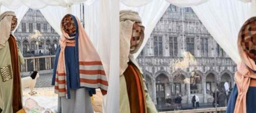 Il presepe della sharia,: Gesù, Giuseppe e Maria senza volto