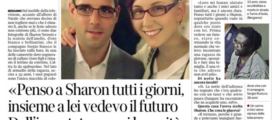 Africano la uccide a coltellate ma i teppisti dei media volevano incolpare il fidanzato italiano