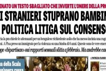 Stranieri stuprano bambine ma ai politici non interessa