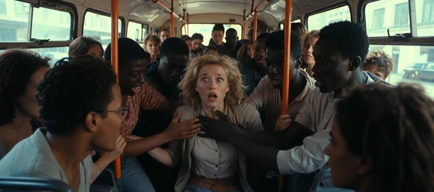 Donna Italiana Palpeggiata da Branco Studenti Arabi sul Bus a Bergamo!