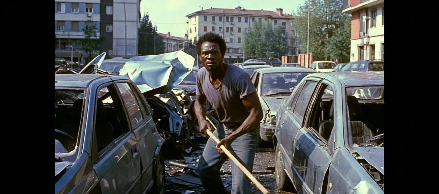 Milano, armato di bastone distrugge 5 auto e una vetrina – VIDEO