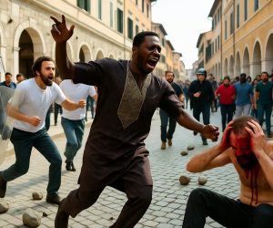 Immigrati assaltano le piazze, passanti terrorizzati: fuori controllo