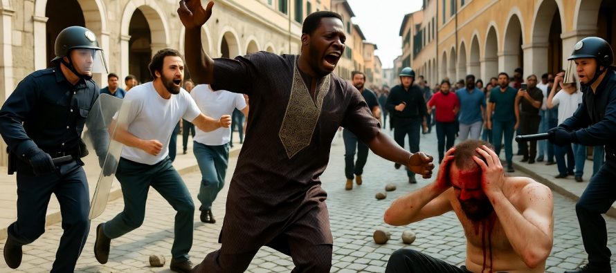 Immigrati assaltano le piazze, passanti terrorizzati: fuori controllo