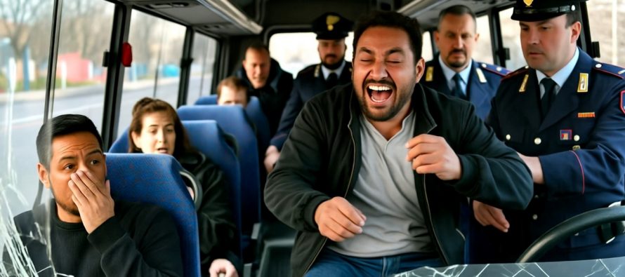 Como, immigrato distrugge parabrezza del bus e aggredisce polizia