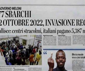 Sbarcati 317.877 clandestini da quando Meloni è premier 🥲