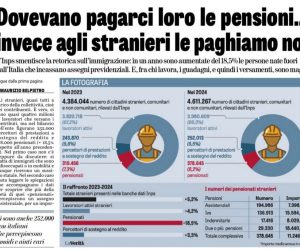 Allarme Pensioni: le paghiamo noi agli immigrati