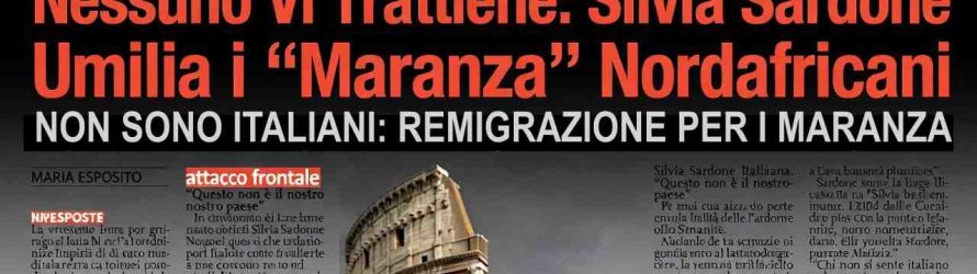 Remigrare i Maranza: “Non vi sentite italiani? Nessuno vi trattiene”