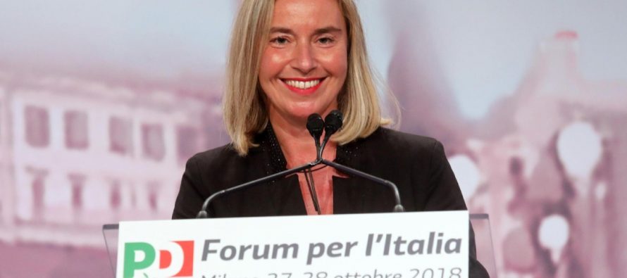 Frode UE: Federica Mogherini tra i 3 fermati italiani in Belgio