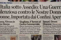 Tre donne italiane trascinate via e stuprate ma i media nascondono le notizie