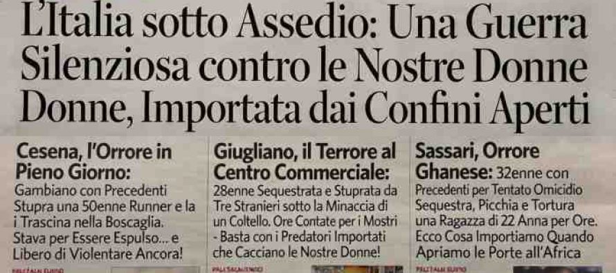 Tre donne stuprate da cinque immigrati: mattanza multiculturale