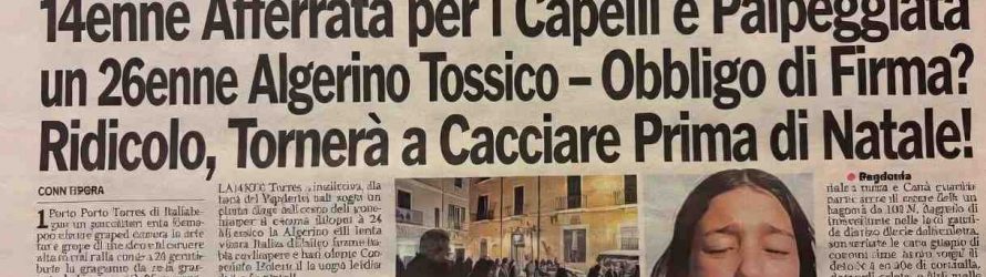 Violenta bambina per strada: ‘solo obbligo di firma’ per il ‘profugo’ algerino