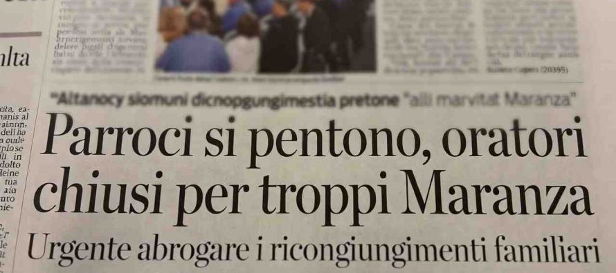 Parroci aprono oratori ai musulmani e scoppia il caos