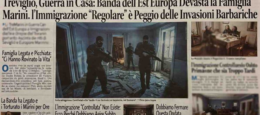 Brutale rapina in villa: immigrati picchiano i figli e distruggono i mobili