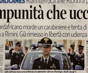 Un altro Africano brutalizza poliziotto a morsi ma è libero anche se clandestino
