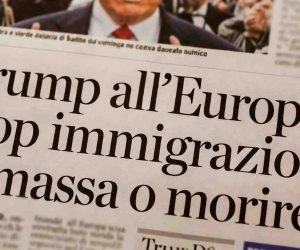 Trump all’Europa: stop immigrazione o fine vostra civiltà