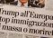 Trump all’Europa: stop immigrazione o fine vostra civiltà