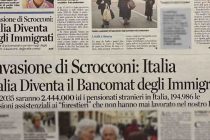 Italia Bancomat degli Immigrati: 1 su 3 vive di sussidi, 200mila in pensione e mai lavorato