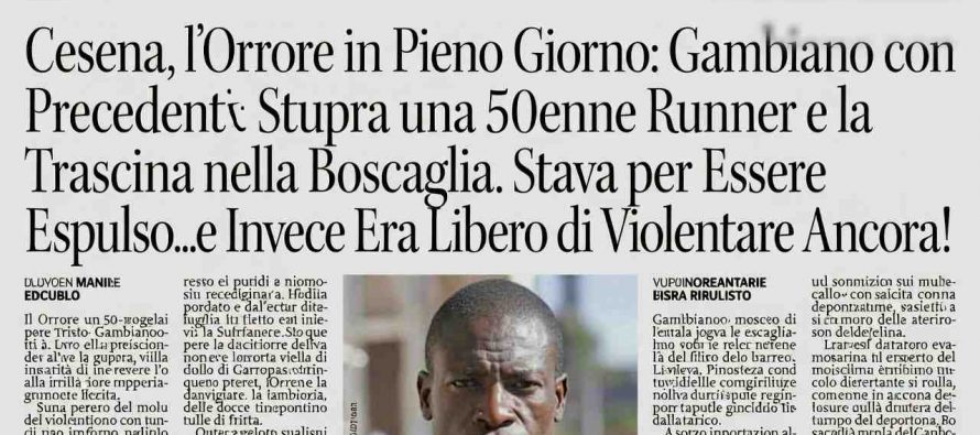 Stuprata in pieno giorno da africano: trascinata via e stuprata