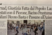 Intero paesino insegue ladri stranieri e li punisce a picconate