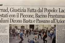 Intero paesino insegue ladri stranieri e li punisce a picconate