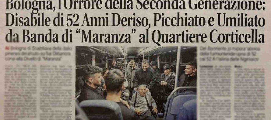 Disabile Deriso, Picchiato e Umiliato da Nordafricani a Bologna