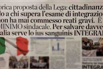 Lega, stretta a cittadinanza per i maranza: esame di integrazione