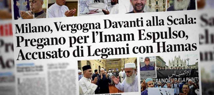 Preghiera islamica davanti alla Scala: sfregio all’Italia
