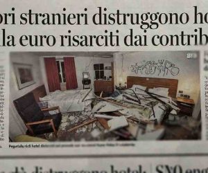 Minori stranieri distruggono l’hotel che li ospita: italiani costretti a risarcire