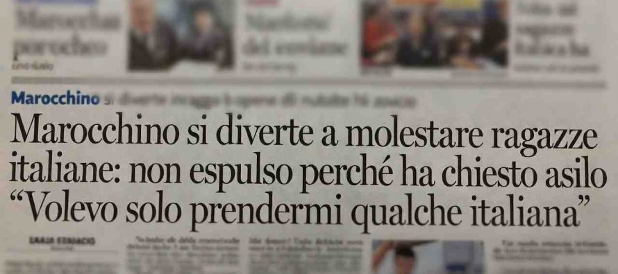 Marocchino si diverte a molestare ragazze italiane: non espulso perché ha chiesto asilo