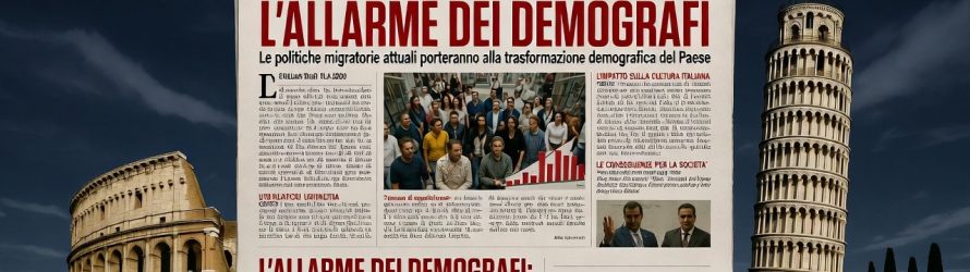 Il futuro dell’Italia è islamico se non azzeriamo flussi regolari dai paesi musulmani