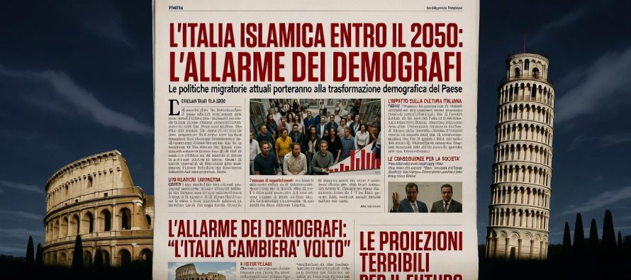 Il futuro dell’Italia è islamico se non azzeriamo flussi regolari dai paesi musulmani