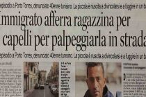 Ragazzina afferrata per i capelli da immigrato che la vuole stuprare in strada