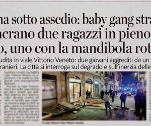 Maranza massacrano due ragazzi in pieno centro, uno con la mandibola rotta