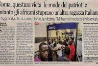 Quante altre figlie d’Italia lasceremo stuprare agli africani?