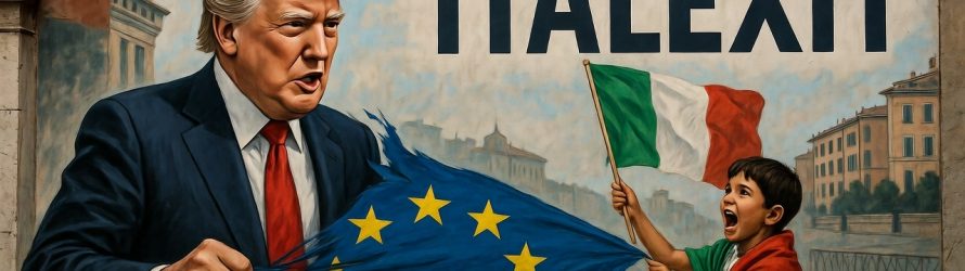 Trump promuove l’Italexit: Italia libera dalla Ue